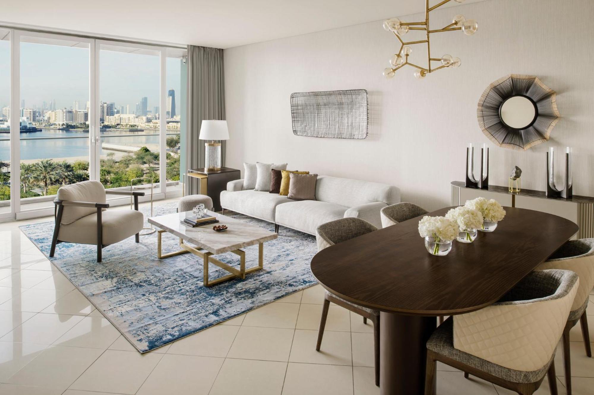 Intercontinental Residence Suites Dubai Festival City By Ihg Eksteriør billede Interior of a typical apartment