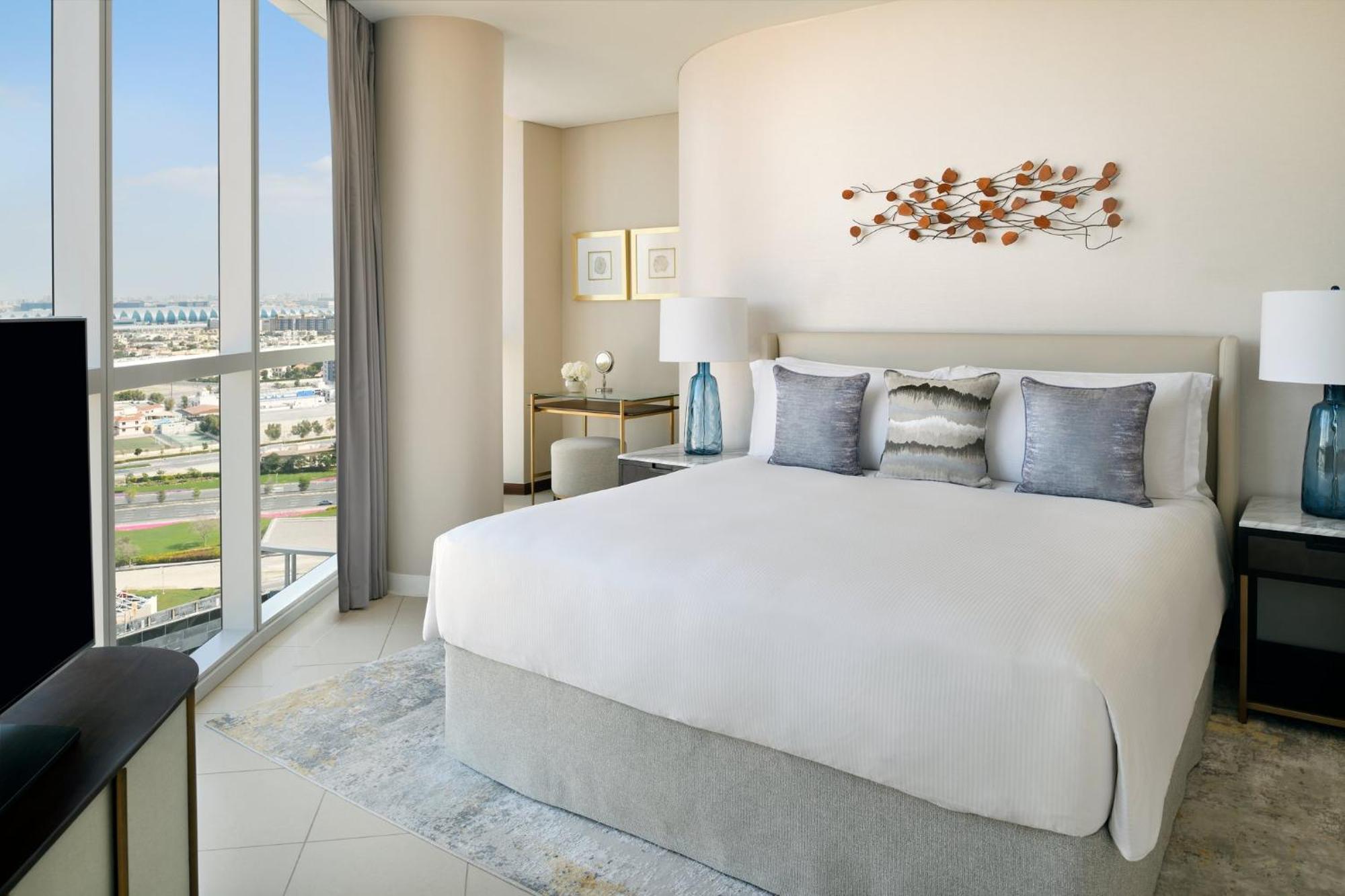 Intercontinental Residence Suites Dubai Festival City By Ihg Eksteriør billede A bedroom at the hotel